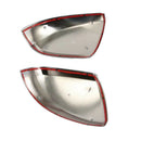 2Pcs Car Rearview Mirror Cover Abs Chrome Side Mirror Cover for Mercedes-Be
