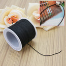 Hot 40m Black Nylon Cord Wire 0.8mm for Jewelry Beading Bracelet Necklace Making