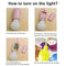 1pcs New Portable LED Pull Cord Light Bulb Outdoor Garden Party Hanging LED