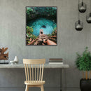 5D DIY Full Drill Diamond Painting Playing in Gully Cross Stitch Embroidery