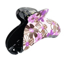 2x Women Flower Large Shower Makeup Bath Hair Claw Clip Grip Clamp Clasp Pin