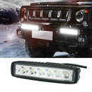 18W 6inch LED Work Light Bar Flood Lamp Offroad Driving Fog 4WD UTE SUV TruckJ!E