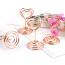 20pcs Mini Place Card Holders Table Number Stands Table Card Holder Wire Ta