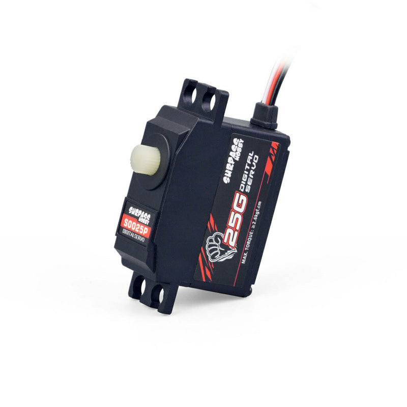 25g Plastic Gear Servo for 1/12 RC Car Aircraft RC Boat Robot S0025P