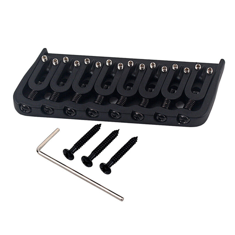 Electric Guitar Hardtail Bridge Saddle for 8 String Electric Guitar Replacement