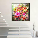 Flowers 5D Round Diamond Painting DIY Craft Needlework Cross Stitch Set