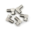 5PCS 90 Degree F Male Female Connector Adapter Coaxial Cable RG6 RG59B o Hn