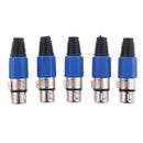 3Pin XLR Connector Female Plug Microphone MIC Speaker Audio Connector