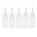 5Pcs Needle Tip Dripper Filler Empty Plastic Precision Dropper Bottles 15ml