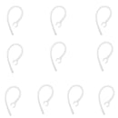 10 Pieces Ear Hooks Loop Clip Replacement for Headset 6.0mm