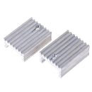 10pcs Aluminium Heat Sink Transistor Radiator for TO220 Triode 20*15*10MM JR