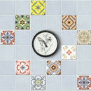 20pcs Bohemia Printing Tile Stickers for Home Kitchen Bath Decor B 10x10cm