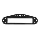 3pcs Black Plastic Small Dual Track Electric Guitar Pickup Baseplates