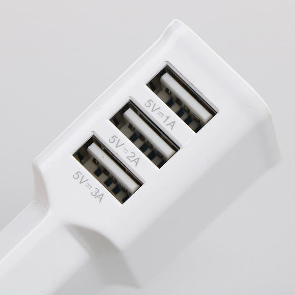 5V 2A 3-Port USB wall adapter charger US plug for phone  JR