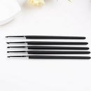 5Pcs Polymer Clay Tools Carving Craft Brush Pottery Tools Clay Sculpture Nail