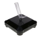 360-degree Rotating Display Stand - Solar or AA Battery Powered Black