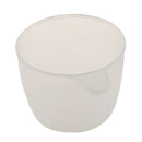 Kitchen Food Storage Container Beans Rice Box with Measuring Cup Lid Gray