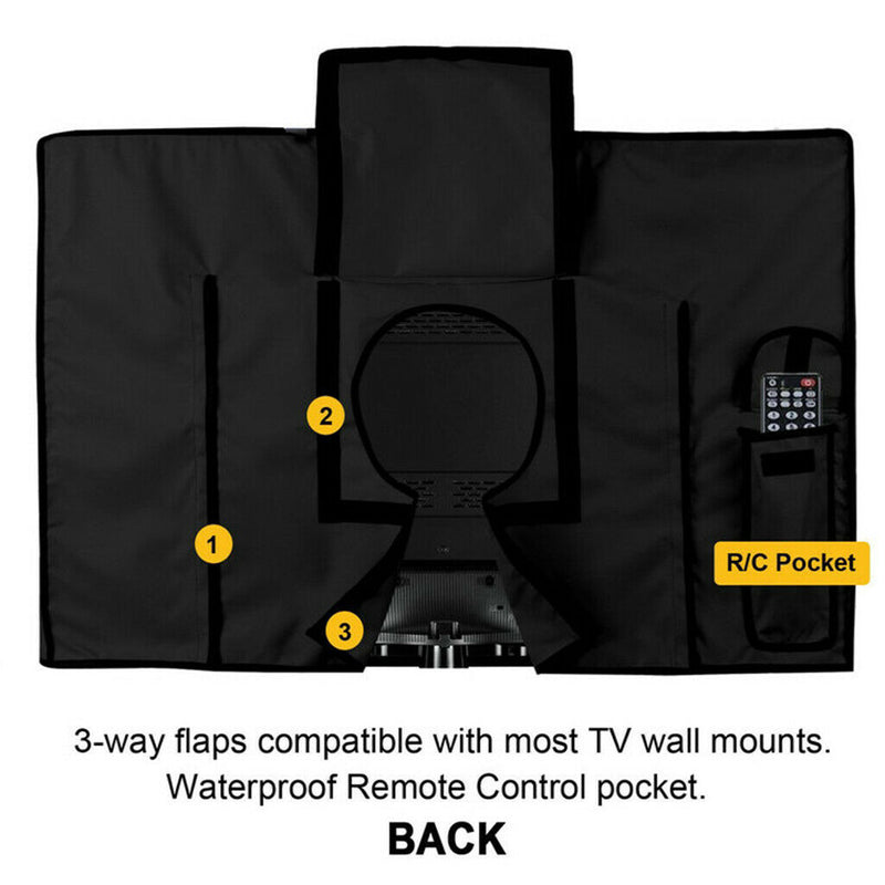 Outdoor Waterproof Weatherproof Screen Cover Protector For 40" To 42" TV LED