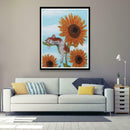 5D DIY Special Shaped Diamond Painting Sunflower Cross Stitch Mosaic Kits