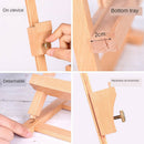 Tabletop Easel Wooden H-Frame Pine Wood Artist Art Craft Adjustable Display
