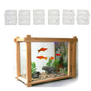6 pcs Aquarium Acrylic Shrimp Shelter House For Small Shrimp Fish Clear