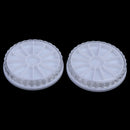 2Pc Empty Storage Container Organizer Box Case For Nail Art Tips Rhinestone- OZ