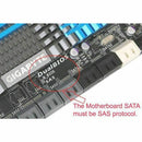 Right Angled 90 Degree SFF-8482 SAS 22 Pin to 7 Pin + 15 Pin SATA Hard Disk
