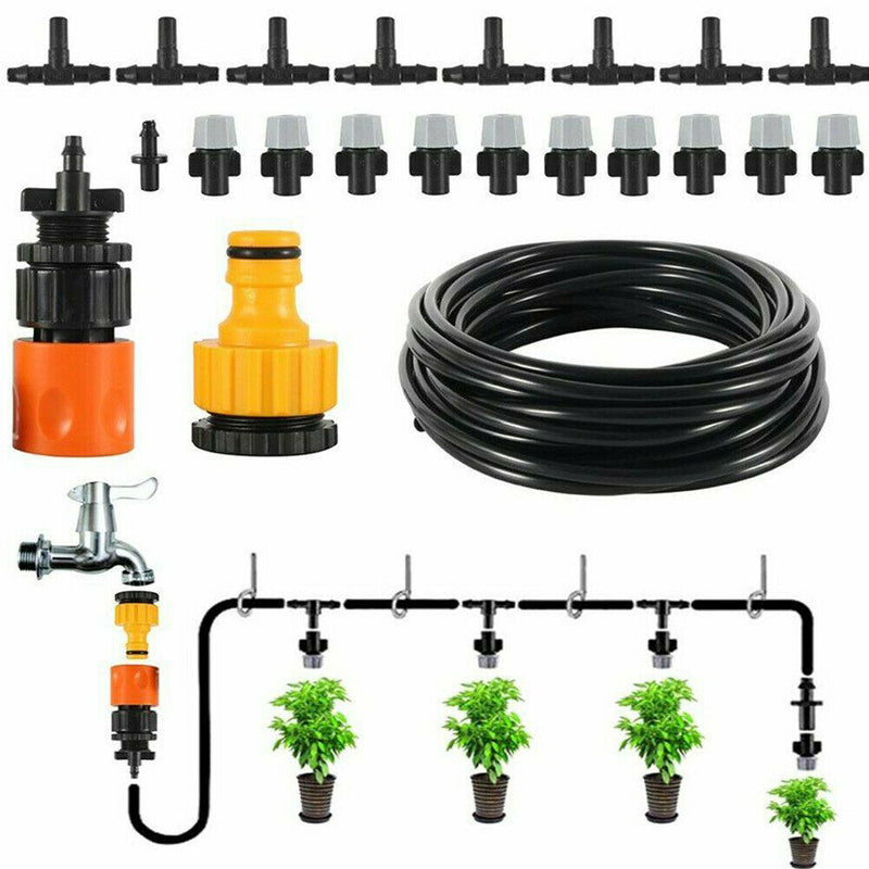 15 M Nursery Garden Mist Sprinkler Kit Cooling System Water DIY Humidification