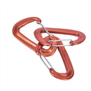 7075 Aluminum Climbing Buckle 12KN Hammock Safety Balance Carabiner Clasp- BX