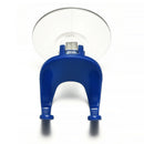 Plastic Suction Cup Razor Holder Single Rack Bathroom Shower Bath Clear Blue YK