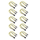 10pcs 8pin to 2 x PCIe 8 (6+2) pin Motherboard Graphics Video Card VGA Cable