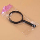 New 5X Hand Held Reading Magnifying Glass Lens Jewelry Loupe Zoomer 60mm Black