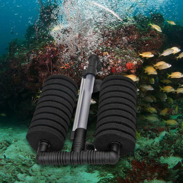 Aquarium Filter Biochemical Cotton Sponge Mute Fish Tank Air Pump Skimmer #gib