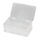 Plastic Transparent Multifunctional Rectangular Storage Box Nail Art Tool Box