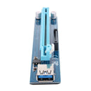 PCI-E Express 1X To 16X Extender Riser Adapter Card 30CM 60CM USB Cable