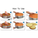 Adjustable Retractable Circular Ring Layered Cake Slice Mould DIY Cutter E9L5