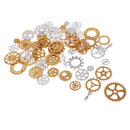 100g Alloy Gear Pendants Charms for DIY Necklace Bracelet Earrings Jewelry