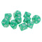 20 Pieces Acrylic Multi-sided Dices D10 Dice for Role Playing Game Dungeons and