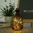 2m Cork Shaped Wine Bottle Light DIY LED Fairy String Lamp (Warm White) A