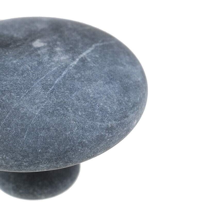 Black Gua Sha stone Natural Black Ore Stone Gua Sha Massage Tool Relaxation t.AU