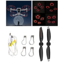 LED  Flash Foldable Quick-Release CW CCW Propellers with USB for DJI Mavic Air 2