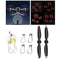 LED  Flash Foldable Quick-Release CW CCW Propellers with USB for DJI Mavic Air 2
