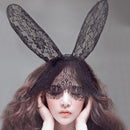 Costume Party Lace Rabbit Bunny Long Ears  On Headband Hairband Dress OZ
