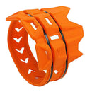 Universal Fit Motorcycle Exhaust Muffler Protector Guard Heat Resistant , Orange