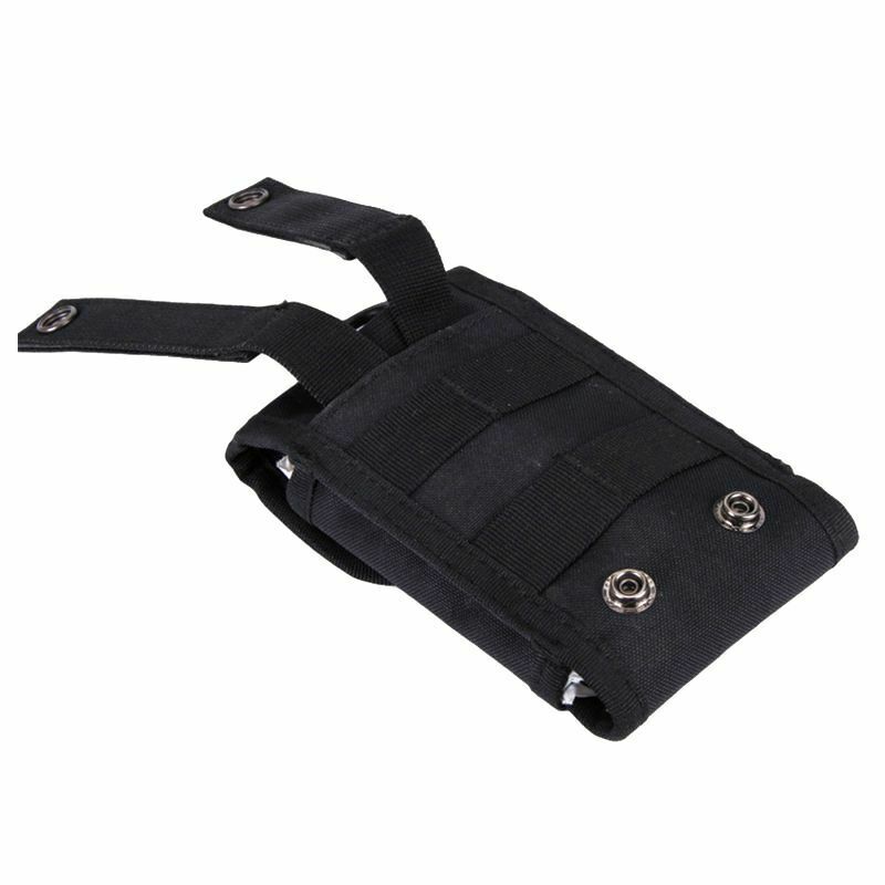 Cell Phone Pouch Case Belt Bag For Smartphone 5.5inch Black O2E7