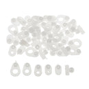 30pcs Fishing Rod Guides Ring DIY Rod Repair Kit Rod Building Silicone Ring