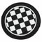 Mini Auto Car Water Cup Bottle Holder Anti-slip Pad Mat 65mm Black and Whit G5H1
