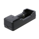 Single Charging Slot Charger With USB Cable For 18650 16340 14500 Li-ion Ba S2S4