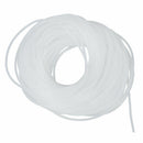 Clear White 3mm Outer Dia 29M Polyethylene Spiral Cable Wire Wrap Tube O3N3