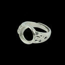 4pcs/ Lot Ring Blanks Cabochon Settings Base Adjustable DIY Findings 10/12mm